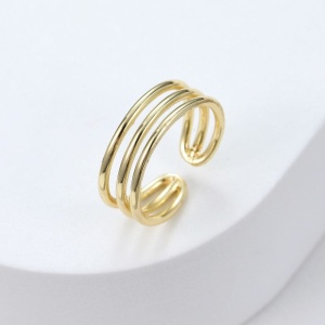 Triple Band Ring - Gold